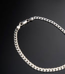 PULSEIRA GRUMET FIO 100 21CMX4MM PRATA 925