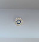 PINGENTE OLHO GREGO CRAVEJADO