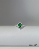 ANEL FORMATURA GOTA PRATA 925