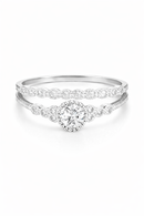 ANEL FORMATURA REDONDO PRATA 925