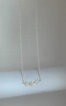 COLAR ESTRELA MADREPEROLA PRATA 925