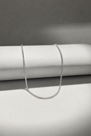 COLAR PIPOCA FIO 140 45CM PRATA 925