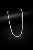 COLAR PIPOCA FIO 300 45CM PRATA 925