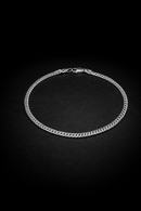 PULSEIRA ELO DUPLO 3MM 21CM PRATA 925