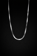 COLAR LAMINADA 45CM PRATA 925