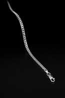 PULSEIRA GROUMMET 3MM PRATA 925