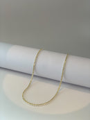 COLAR RIVIERA GOLD COM EXTENSOR PRATA 925 42 + 5CM