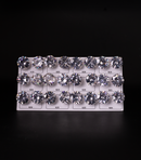 CARTELA COM 12 PARES DE BRINCO ZIRCONIA REDONDO