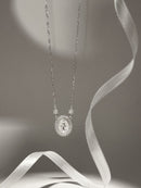 COLAR  SANTA CRAVEJADO PRATA 925