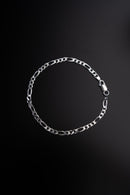 PULSEIRA  3X1 FIO 080 21CM PRATA 925