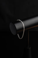 PULSEIRA GRUMET FIO 100 21CMX4MM PRATA 925