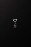 PINGENTE CORAÇÃO MENINO CRAVEJADO PRATA 925