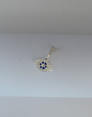 PINGENTE OLHO GREGO CRAVEJADO