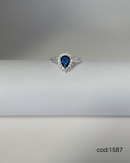 ANEL FORMATURA GOTA PRATA 925